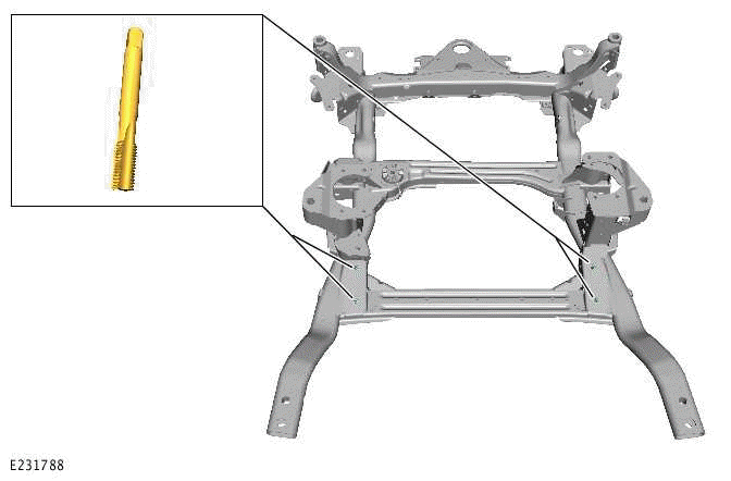 Steel Subframe Thread Repair Insert